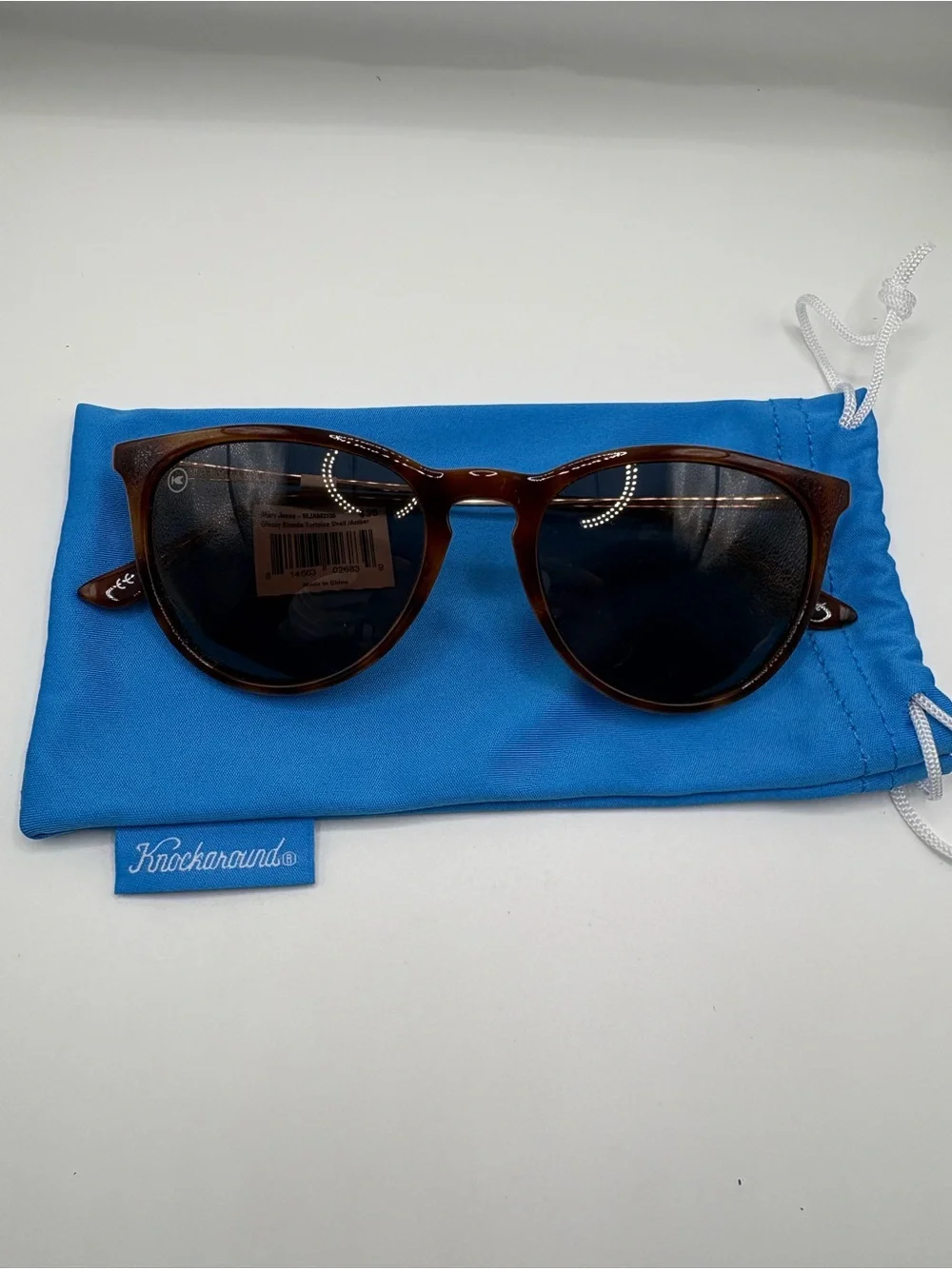 Tortoiseshell Sunglasses with Gold Arms